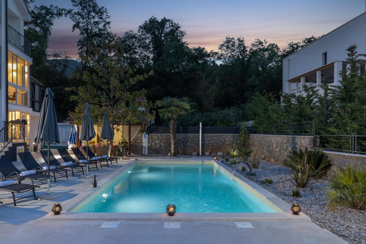 Villa Adriatic, Apartment Enio With Swimming Pool, Panoramic Sew View, Free Parking Ičići Extérieur photo
